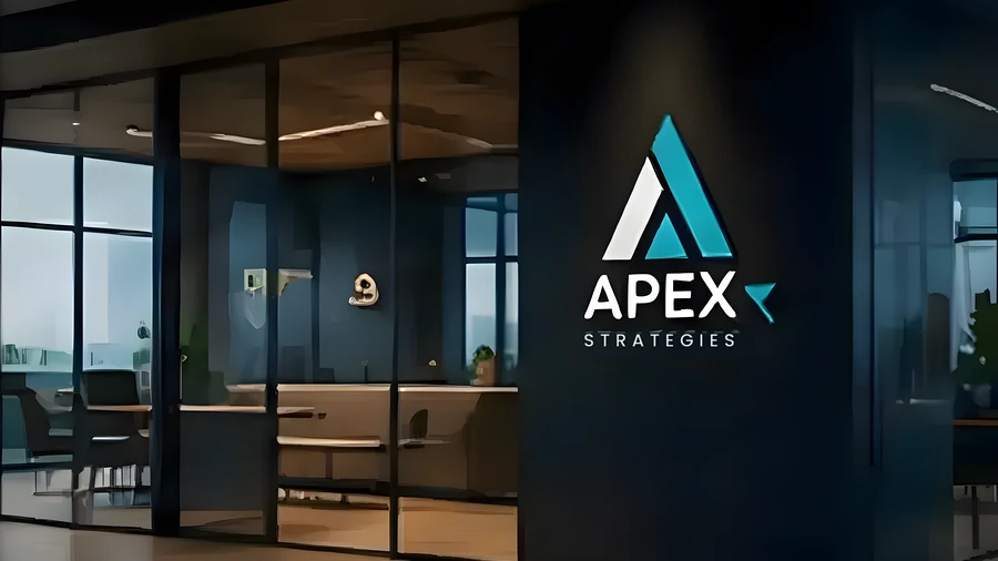Eingangsbereich des Büros von APEX Strategies